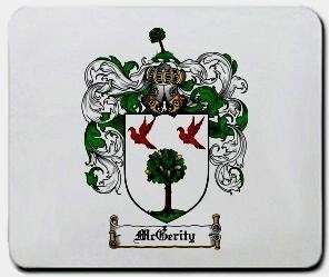 Mcgerity coat of arms mouse pad