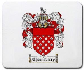 Thornsberry coat of arms mouse pad