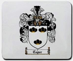 Caper coat of arms mouse pad