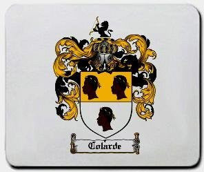 Colarde coat of arms mouse pad