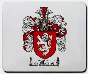 De-marney coat of arms mouse pad