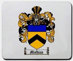 Mathias coat of arms mouse pad