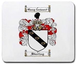 Sterling coat of arms mouse pad