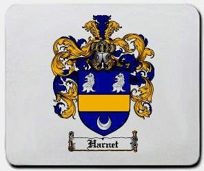 Harnet coat of arms mouse pad