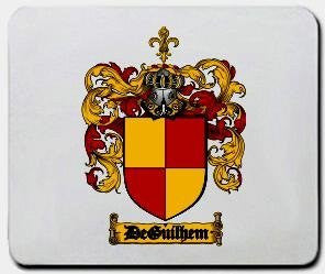 Deguilhem coat of arms mouse pad