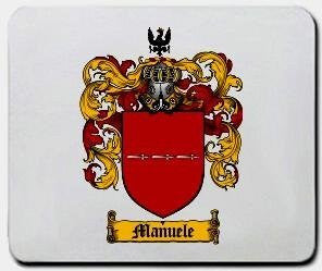 Manuele coat of arms mouse pad