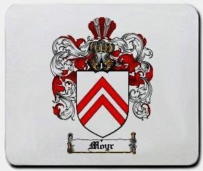Moyr coat of arms mouse pad