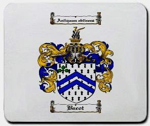 Bacot coat of arms mouse pad