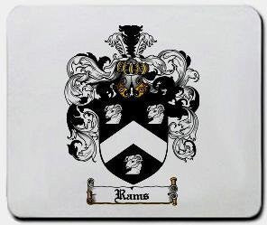 Rams coat of arms mouse pad