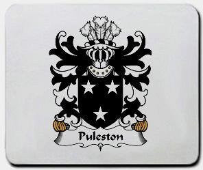 Puleston coat of arms mouse pad