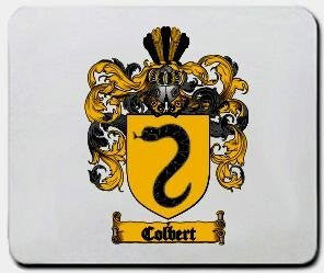 Colbert coat of arms mouse pad