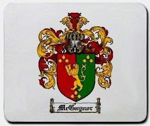 Mcgaynor coat of arms mouse pad