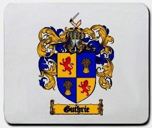 Guthrie coat of arms mouse pad