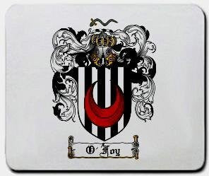 O'foy coat of arms mouse pad