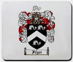 Fryer coat of arms mouse pad
