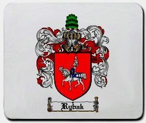 Rybak coat of arms mouse pad