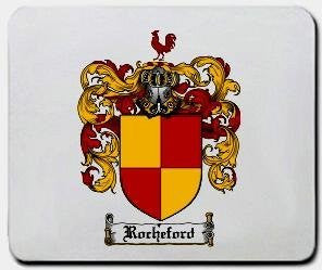 Rocheford coat of arms mouse pad