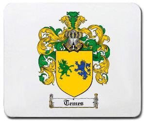 Temes coat of arms mouse pad