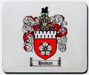 Homan coat of arms mouse pad