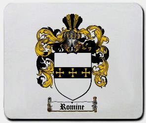 Romine coat of arms mouse pad