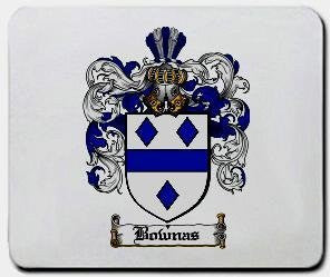 Bownas coat of arms mouse pad