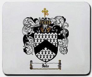 Isle coat of arms mouse pad