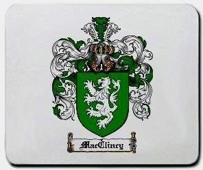 Macclincy coat of arms mouse pad