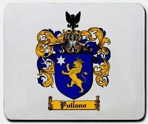 Pullano coat of arms mouse pad