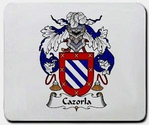 Cazorla coat of arms mouse pad