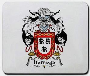 Iturriaga coat of arms mouse pad