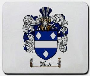 Hinde coat of arms mouse pad