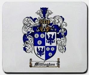 Millington coat of arms mouse pad