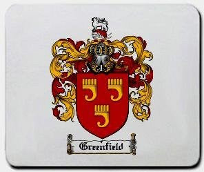 Greenfield coat of arms mouse pad
