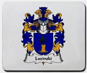Luzinski coat of arms mouse pad