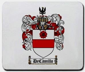 Decamillo coat of arms mouse pad