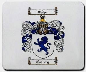 Gallery coat of arms mouse pad