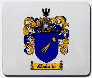 Masullo coat of arms mouse pad