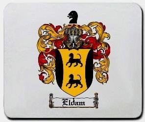 Eldam coat of arms mouse pad