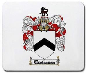 Treleaven coat of arms mouse pad