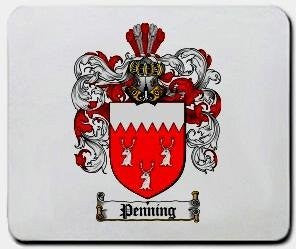 Penning coat of arms mouse pad