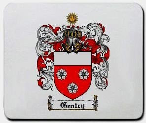 Gentry-crest coat of arms mouse pad