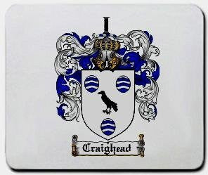 Craighead coat of arms mouse pad