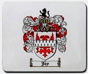 Joy coat of arms mouse pad