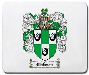 Wakman coat of arms mouse pad