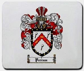 Perram coat of arms mouse pad