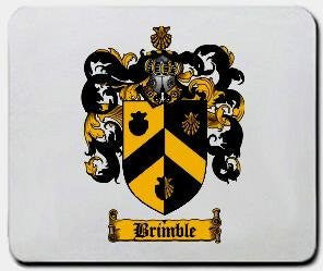 Brimble coat of arms mouse pad