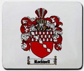 Rockwell coat of arms mouse pad