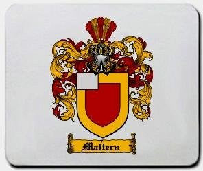 Mattern coat of arms mouse pad
