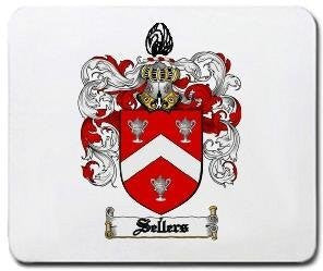 Sellers coat of arms mouse pad