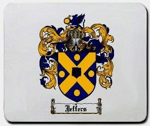 Jeffers coat of arms mouse pad